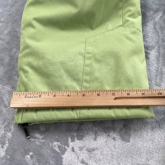 Spyder Ski Pants Womens XL Lime Green Dermizax-EV Quest X-static Insulation - Picture 14 of 16